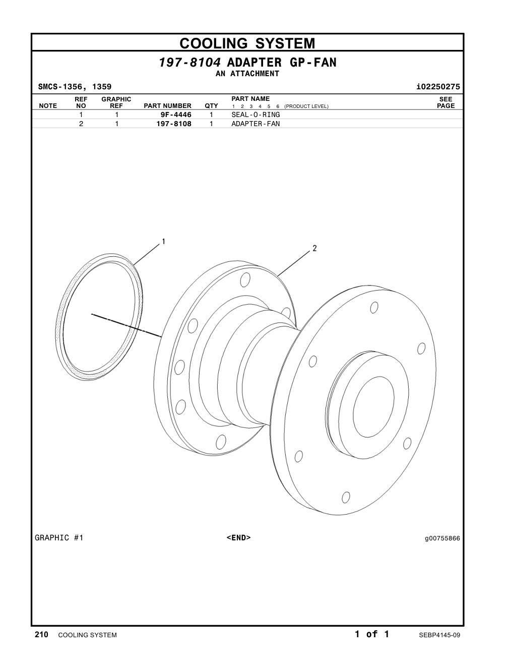 197-8108 - ADAPTER-FAN