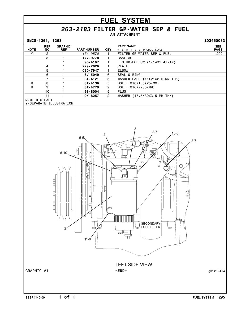 229-2026 PLATE CAT parts manual diagram