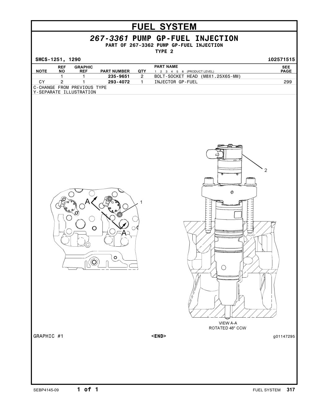 293-4072 - INJECTOR GP-FUEL