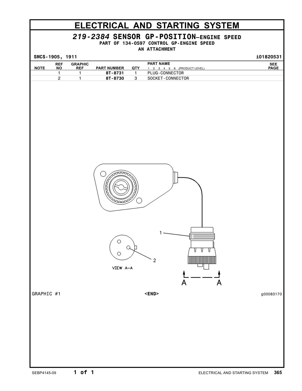 8T-8731 - PLUG-CONNECTOR