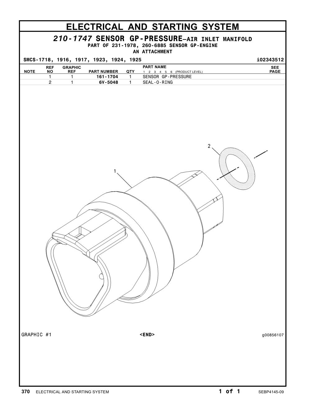 161-1704 - SENSOR GP
