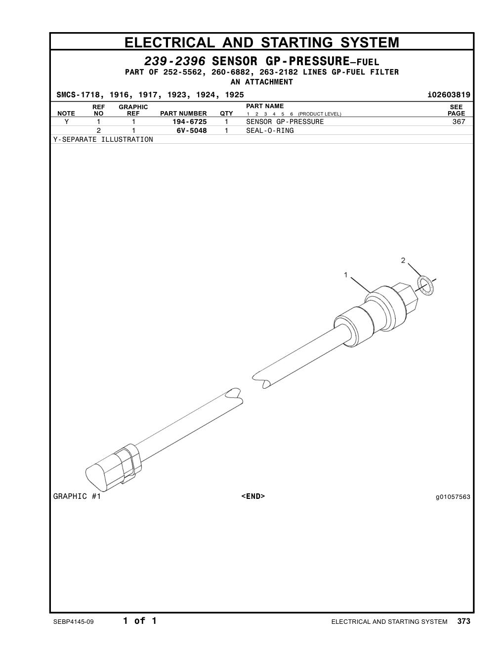194-6725 - SENSOR GP