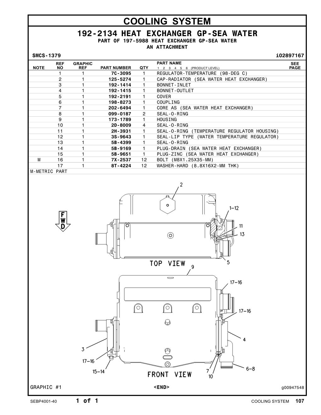 198-8273 COUPLING CAT parts manual diagram