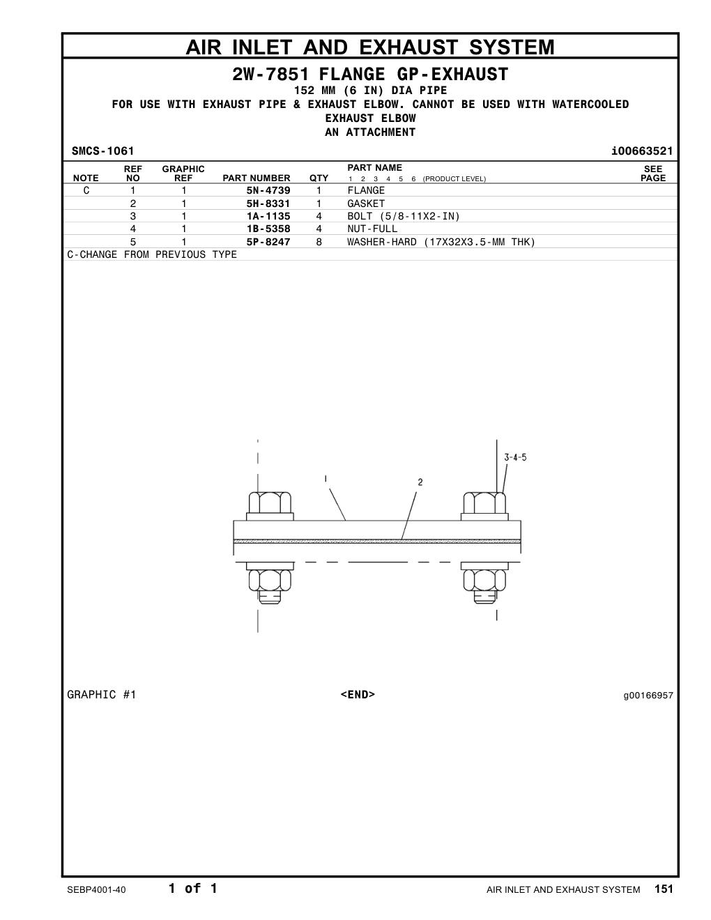 1A-1135 - BOLT (5/8-11X2-IN)