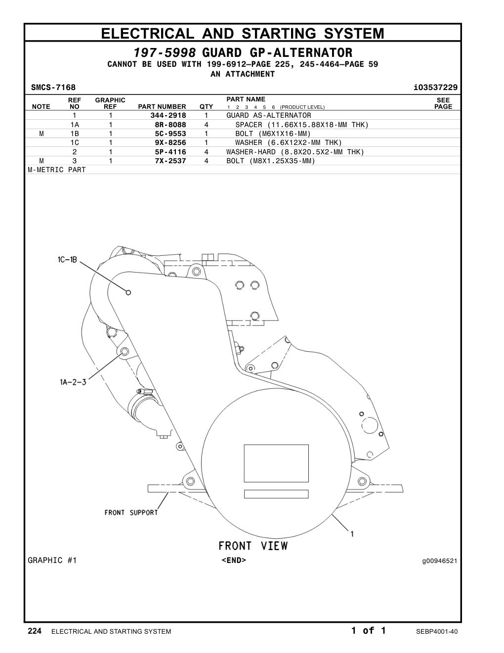 344-2918 - GUARD AS-ALTERNATOR
