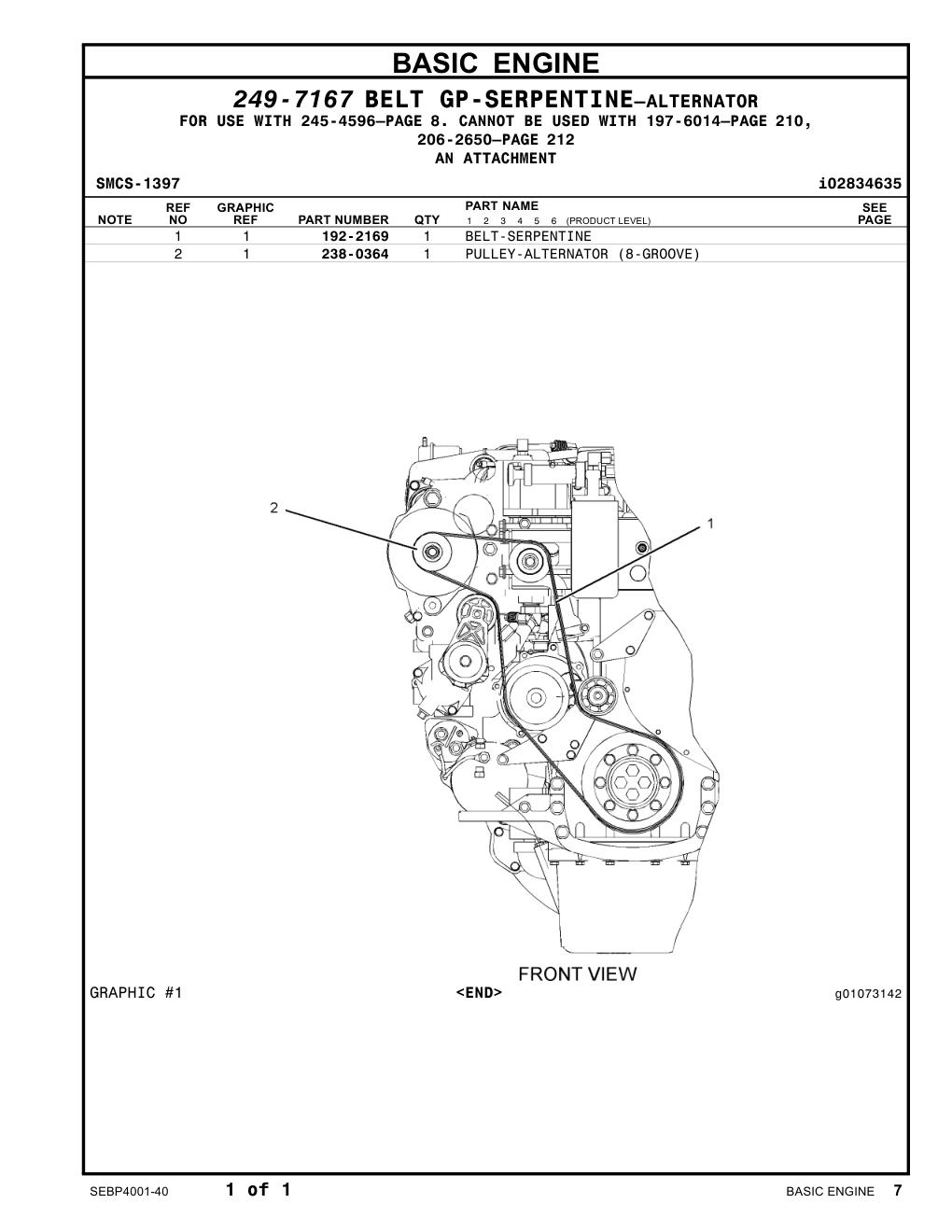 238-0364 - PULLEY-ALTERNATOR (8-GROOVE)