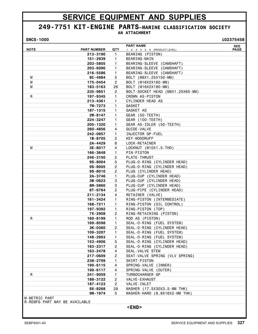 213-4361 - CYLINDER HEAD AS