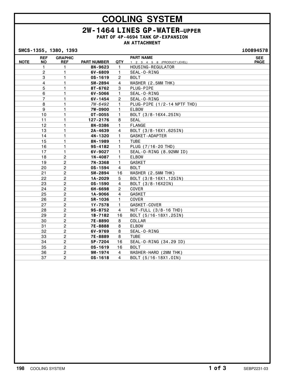 7E-8888 ELBOW CAT parts manual diagram
