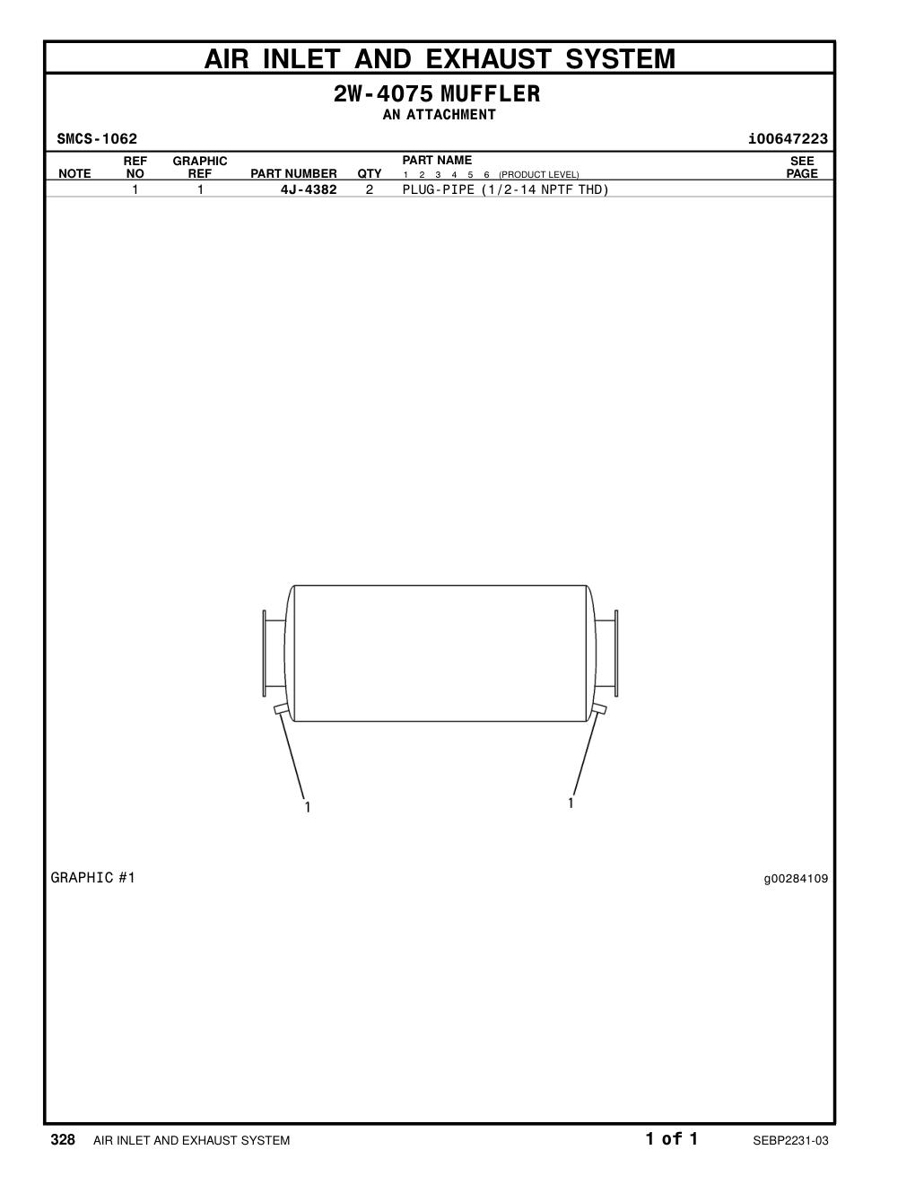 4J-4382 - PLUG-PIPE