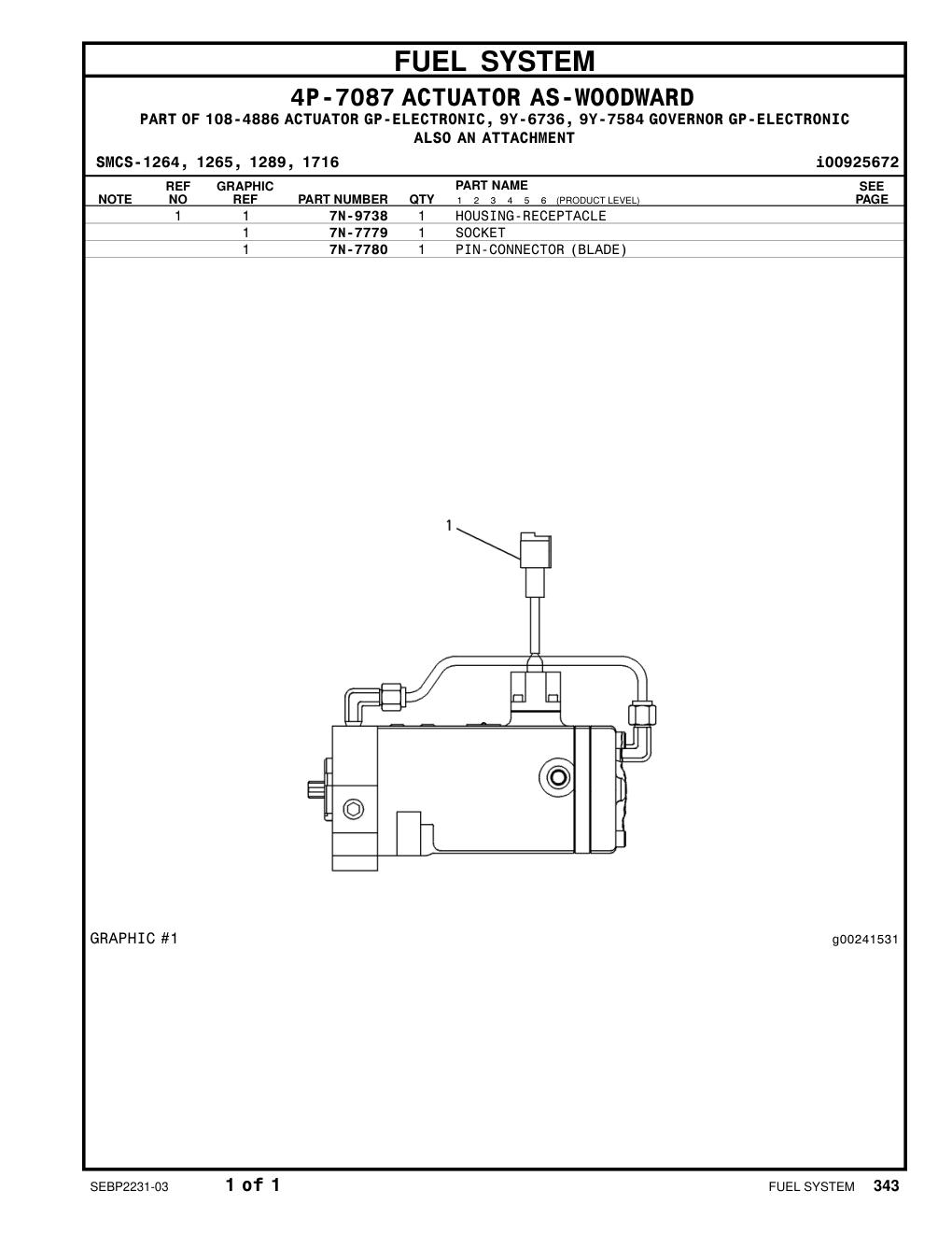 7N-9738 - HOUSING-RECEPTACLE