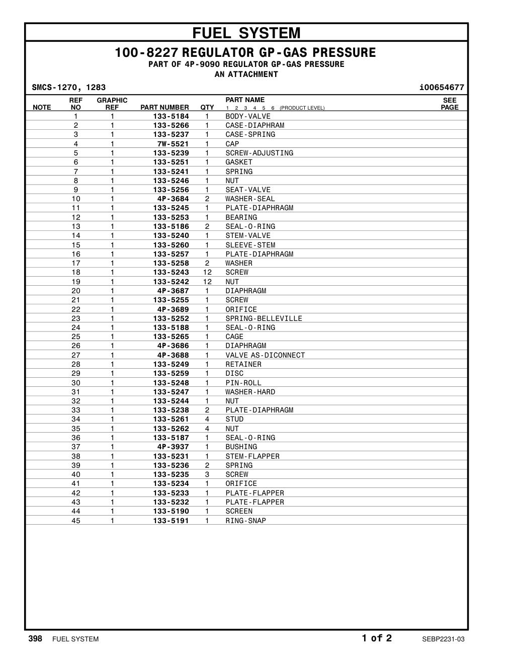 133-5247 WASHER-HARD CAT parts manual diagram