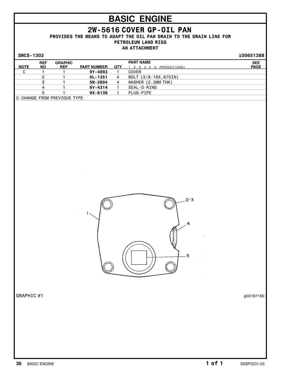 6V-4314 - SEAL-O-RING