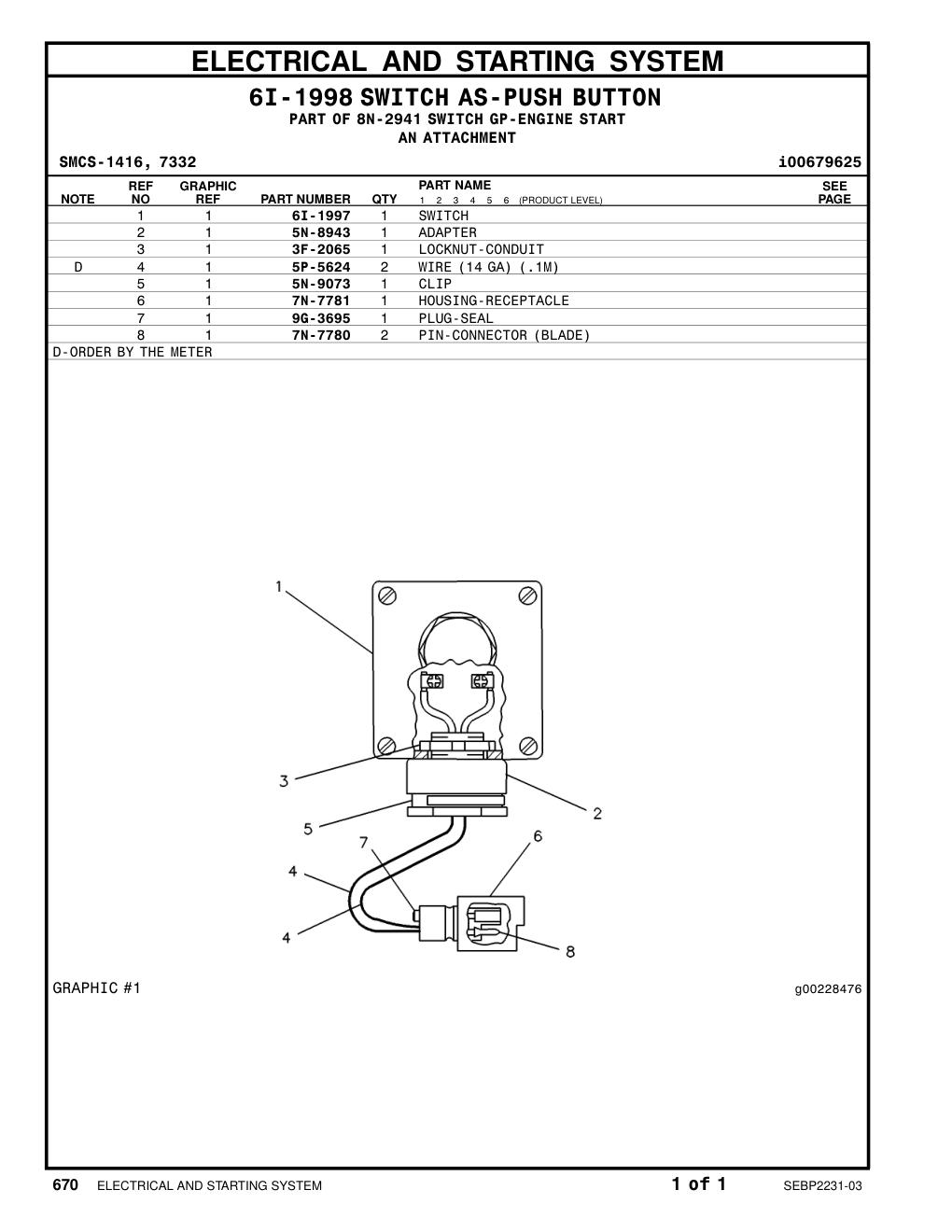 7N-7781 - HOUSING-RECEPTACLE (14-GA TO 18-GA)