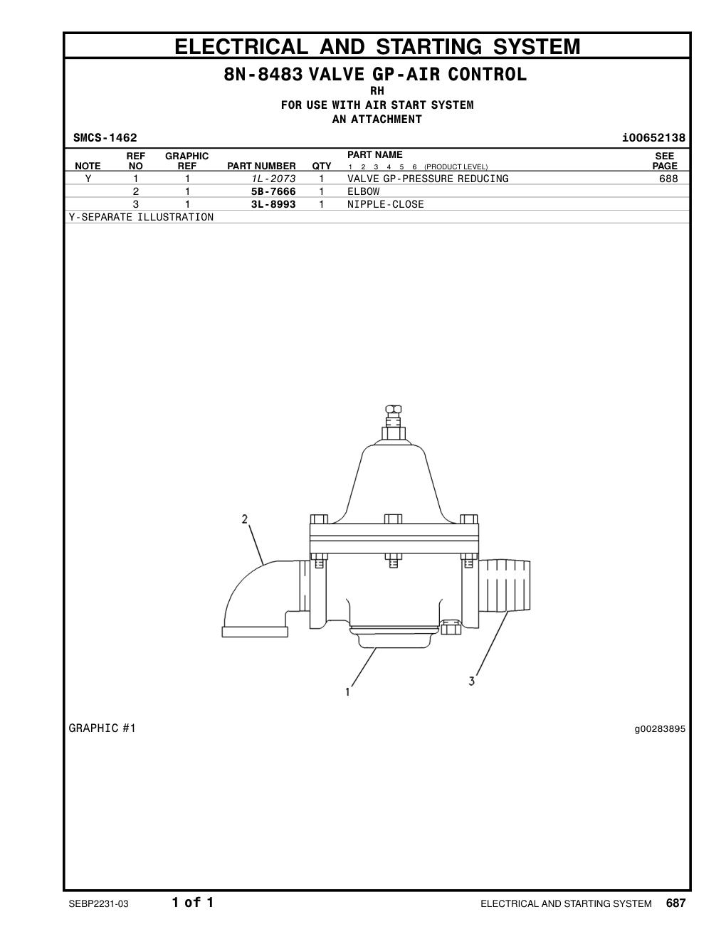 1L-2073 - VALVE GP-PRESSURE REDUCING