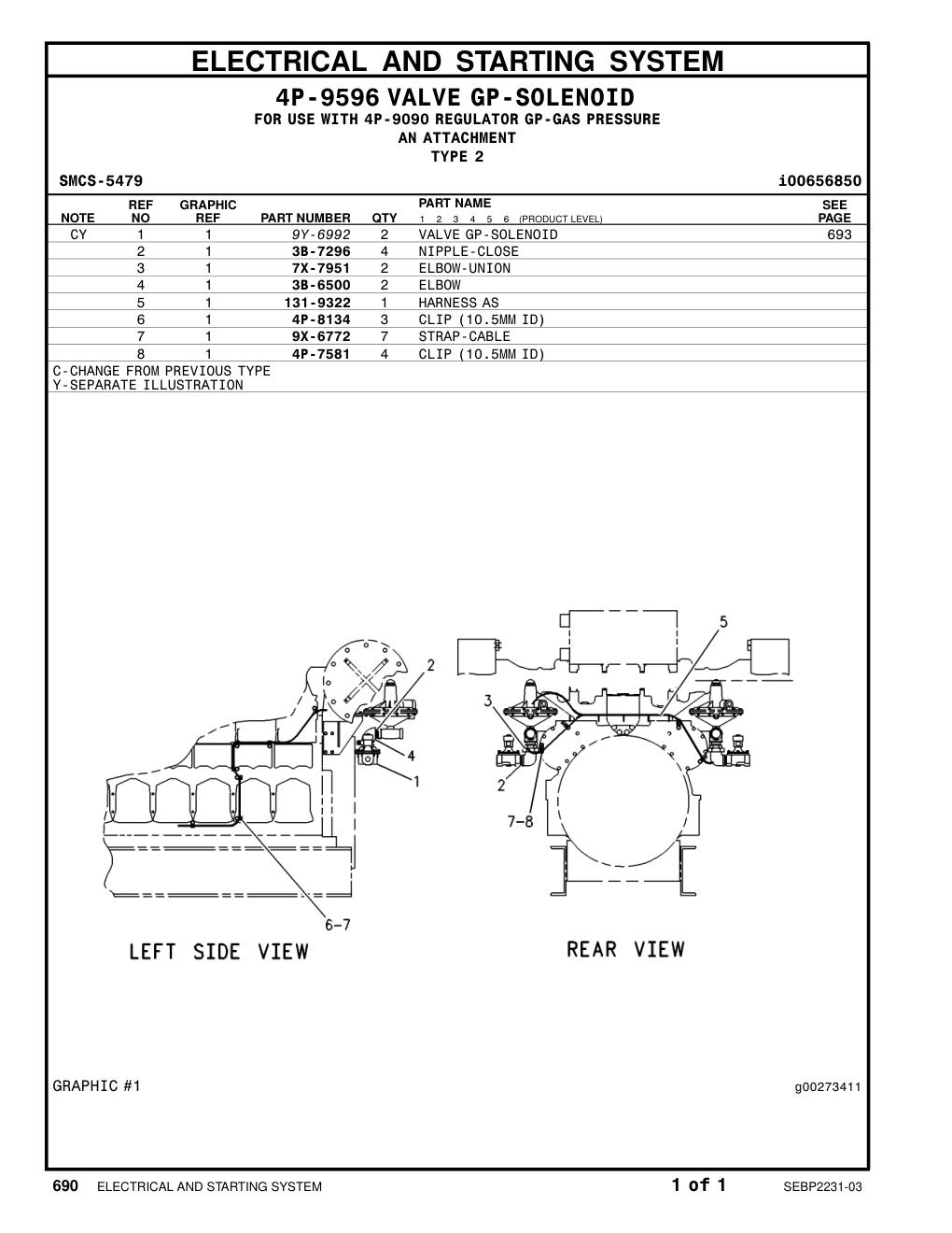131-9322 HARNESS AS CAT parts manual diagram