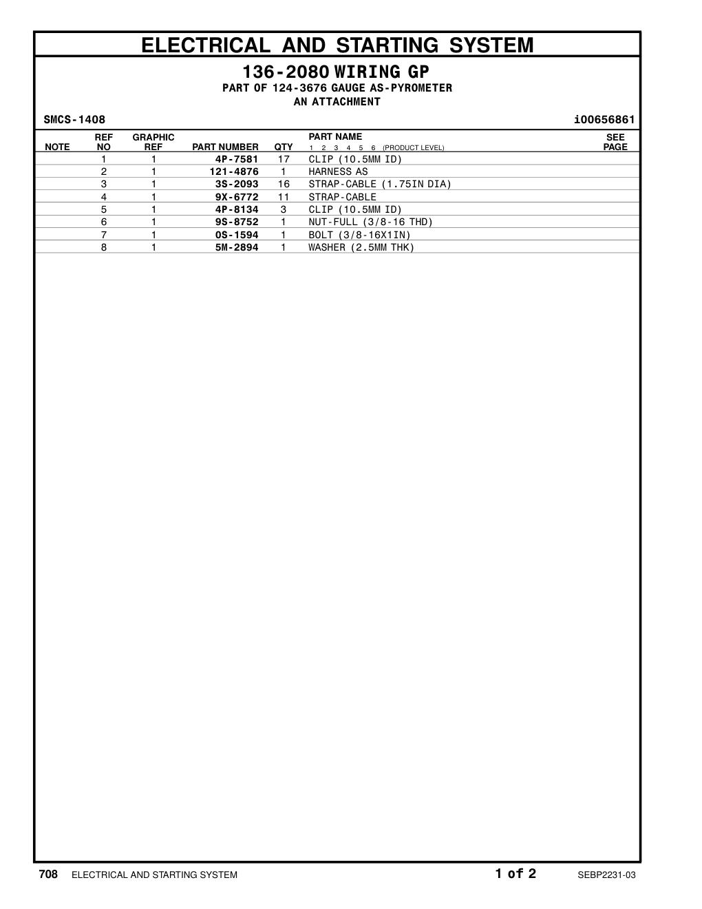 121-4876 - HARNESS AS