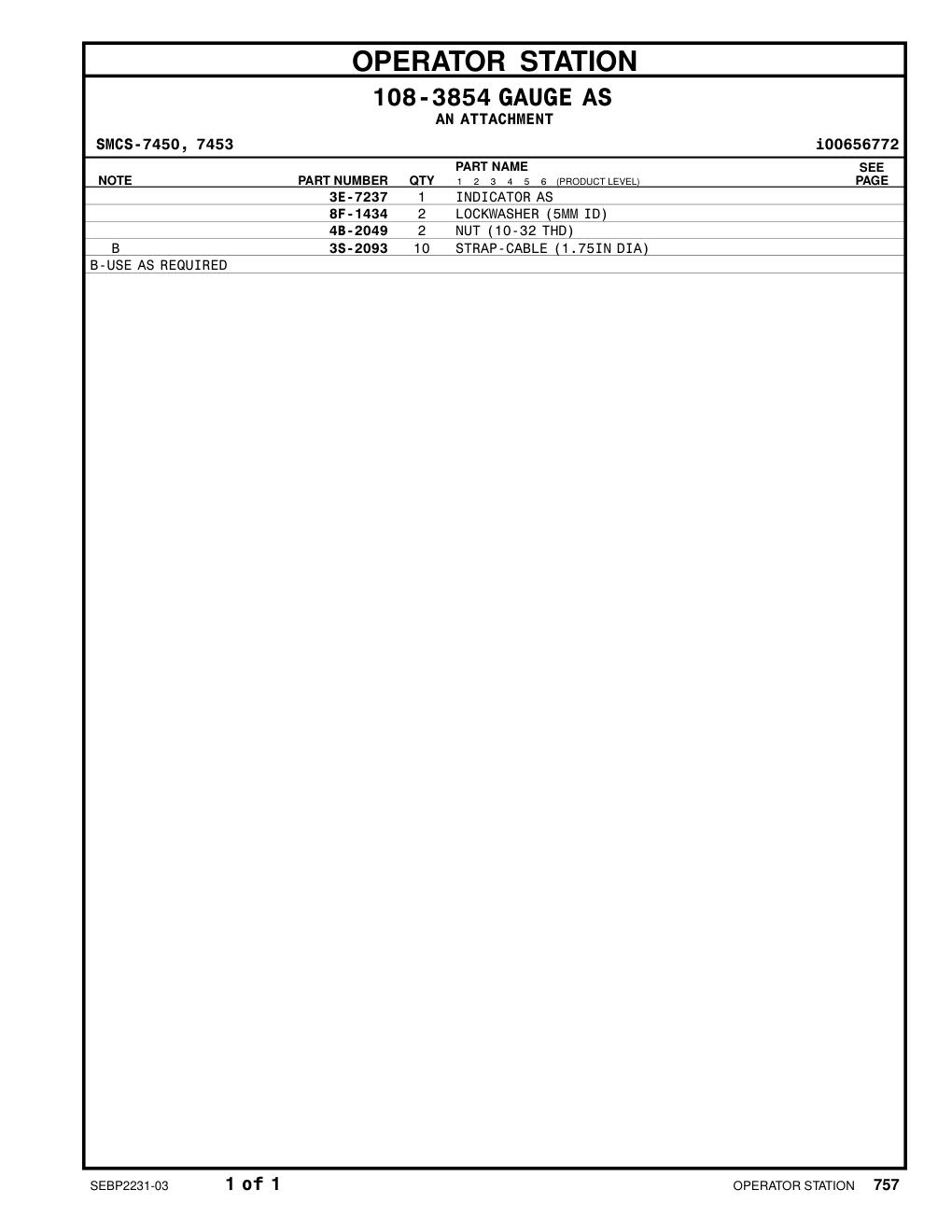 3E-7237 - INDICATOR AS