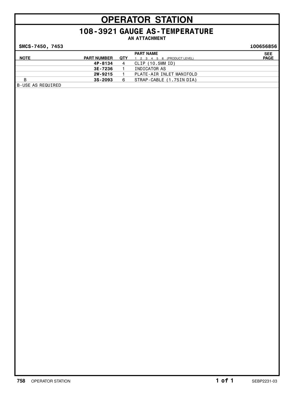 3E-7236 - INDICATOR AS