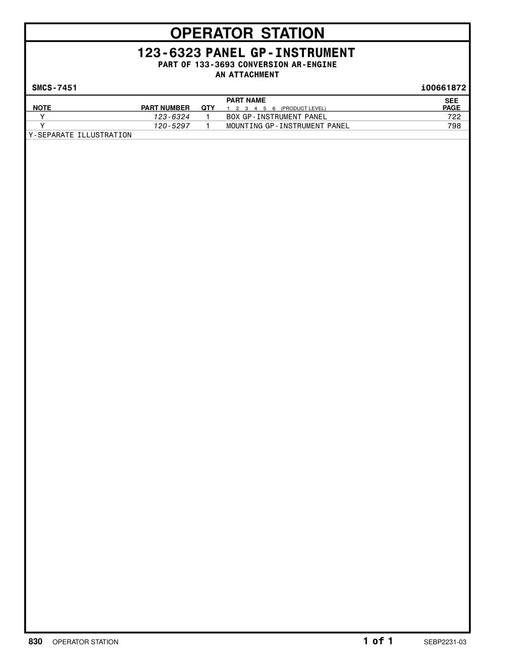 120-5297 - MOUNTING GP-INSTRUMENT PANEL