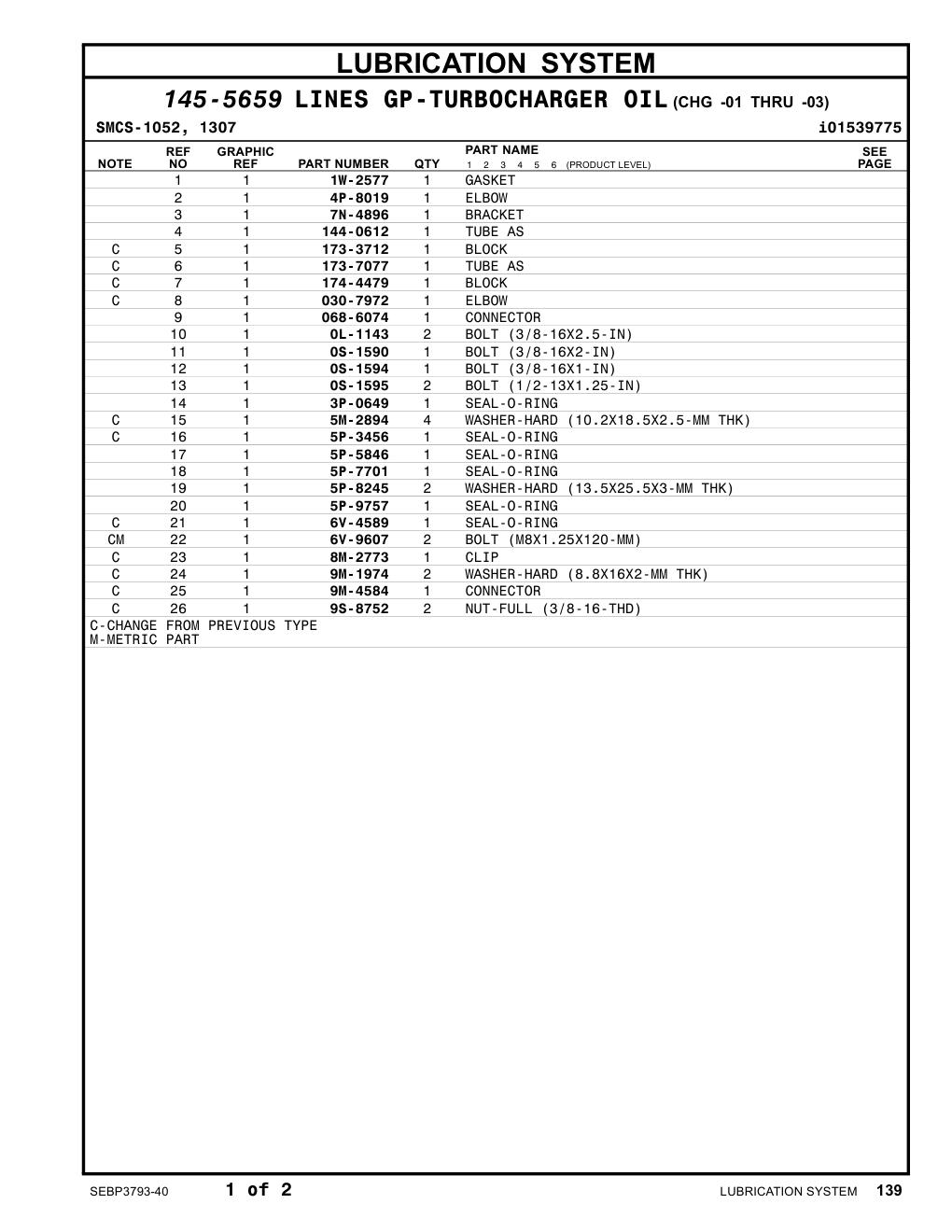 144-0612 TUBE AS CAT parts manual diagram