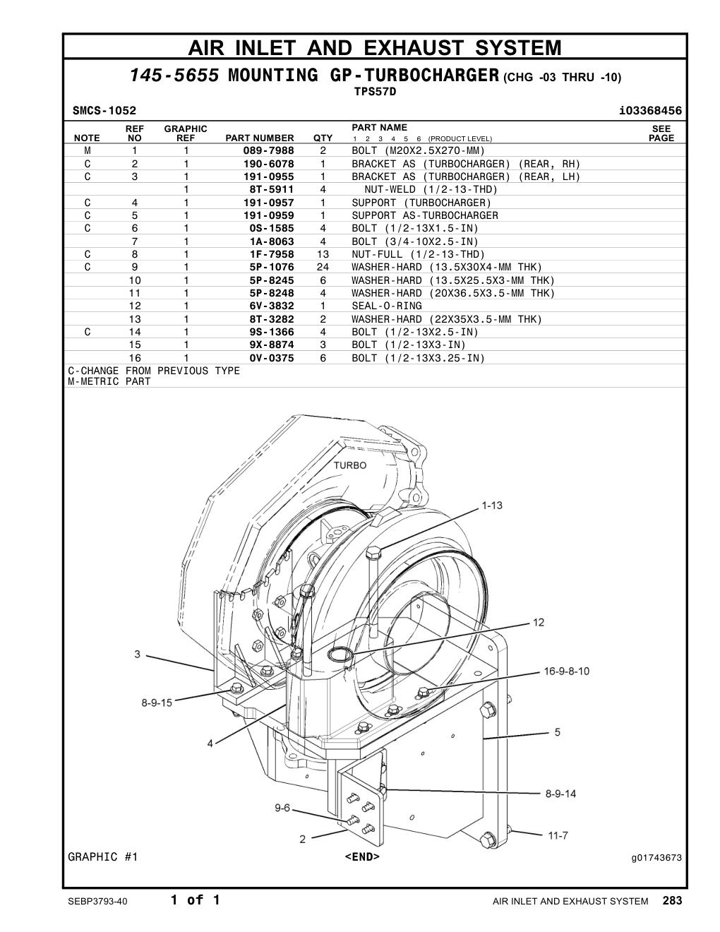 8T-5911 NUT-WELD (1/2-13-THD) CAT parts manual diagram