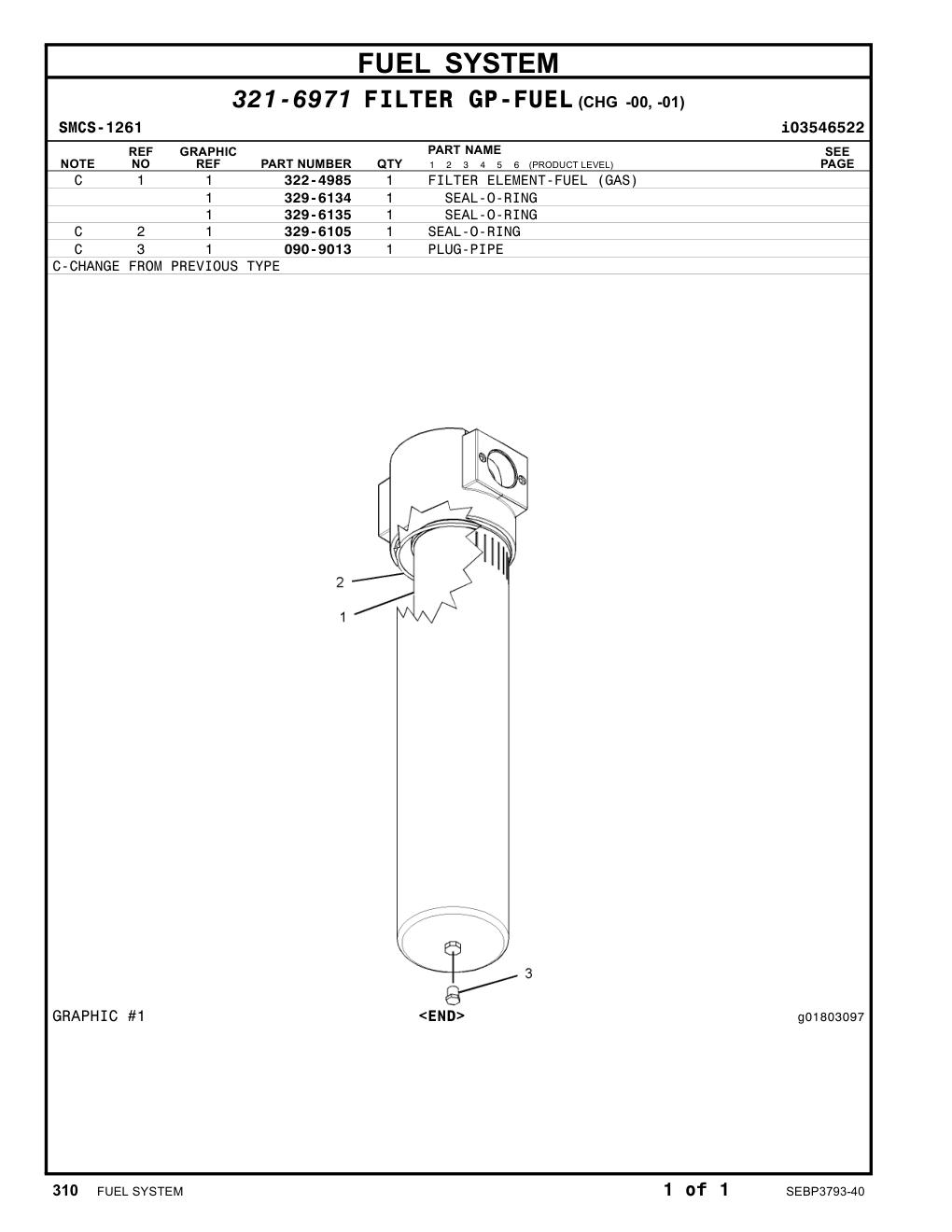 329-6135 SEAL-O-RING CAT parts manual diagram