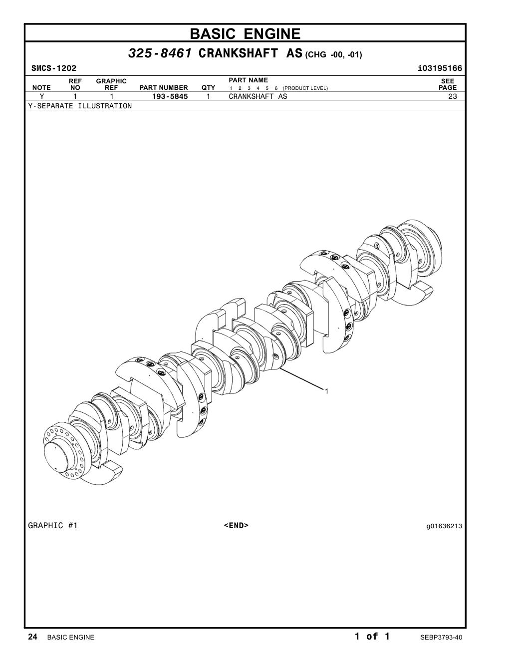 193-5845 - CRANKSHAFT AS