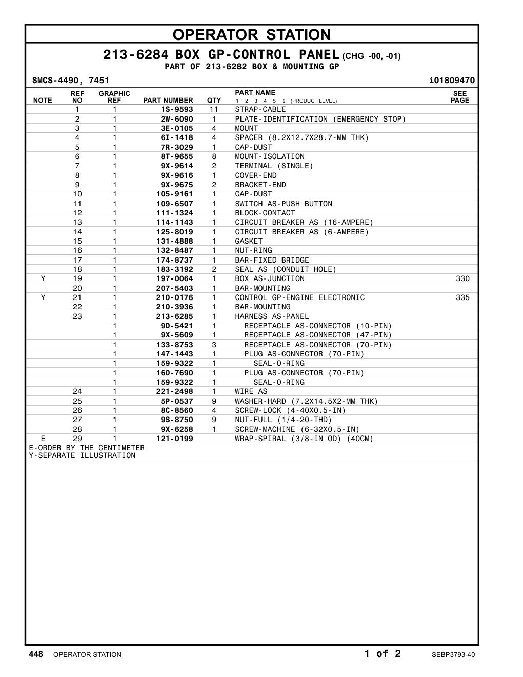 210-0176 CONTROL GP-ENGINE ELECTRONIC CAT parts manual diagram