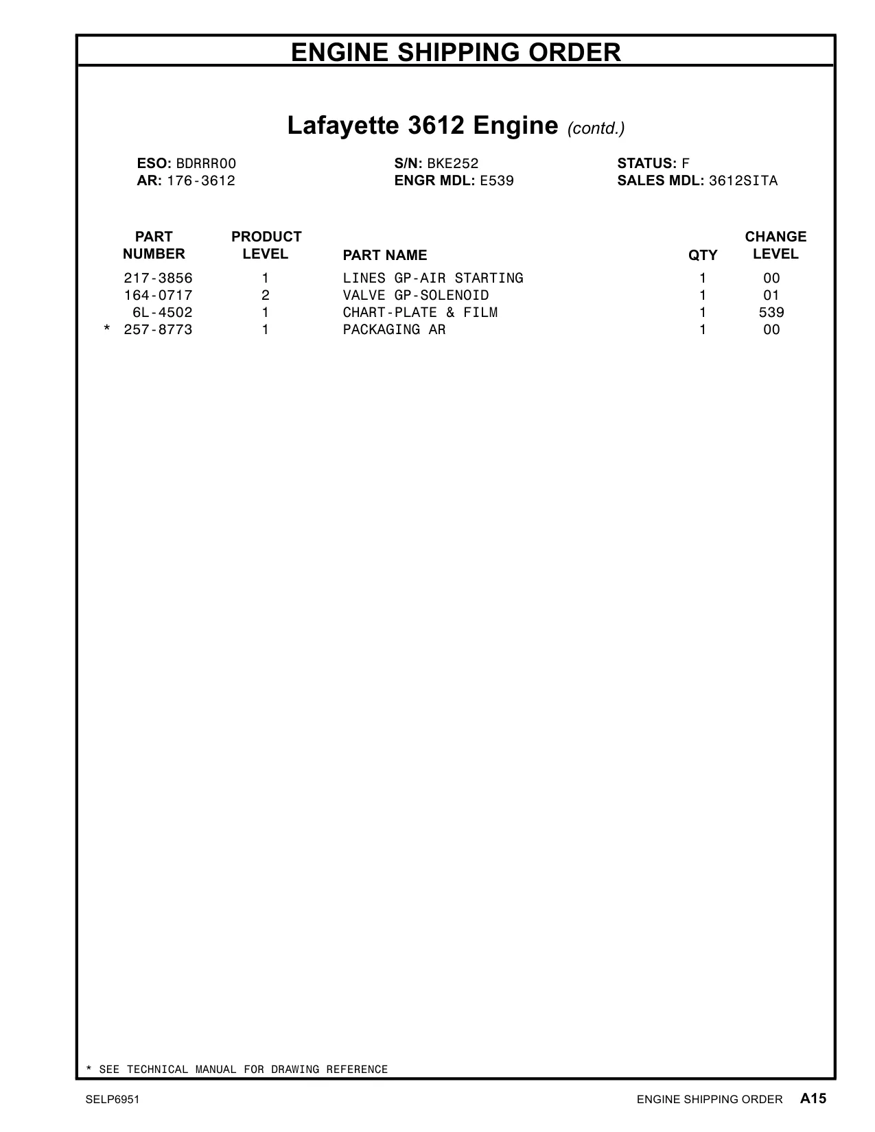 6L-4502 - CHART-PLATE & FILM 539