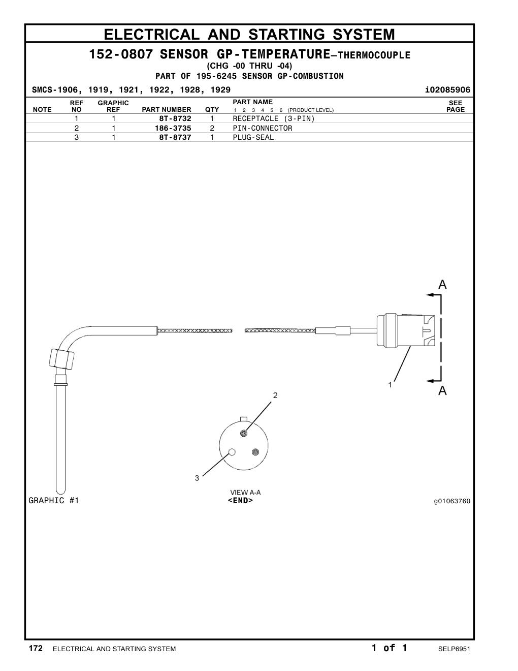 186-3735 - PIN-CONNECTOR (16-GA TO 18-GA)