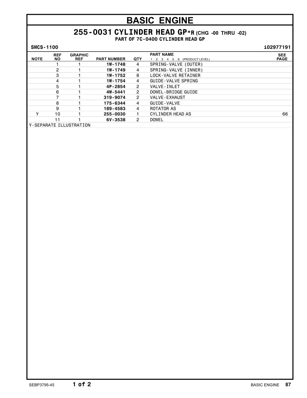 319-9074 - VALVE-EXHAUST