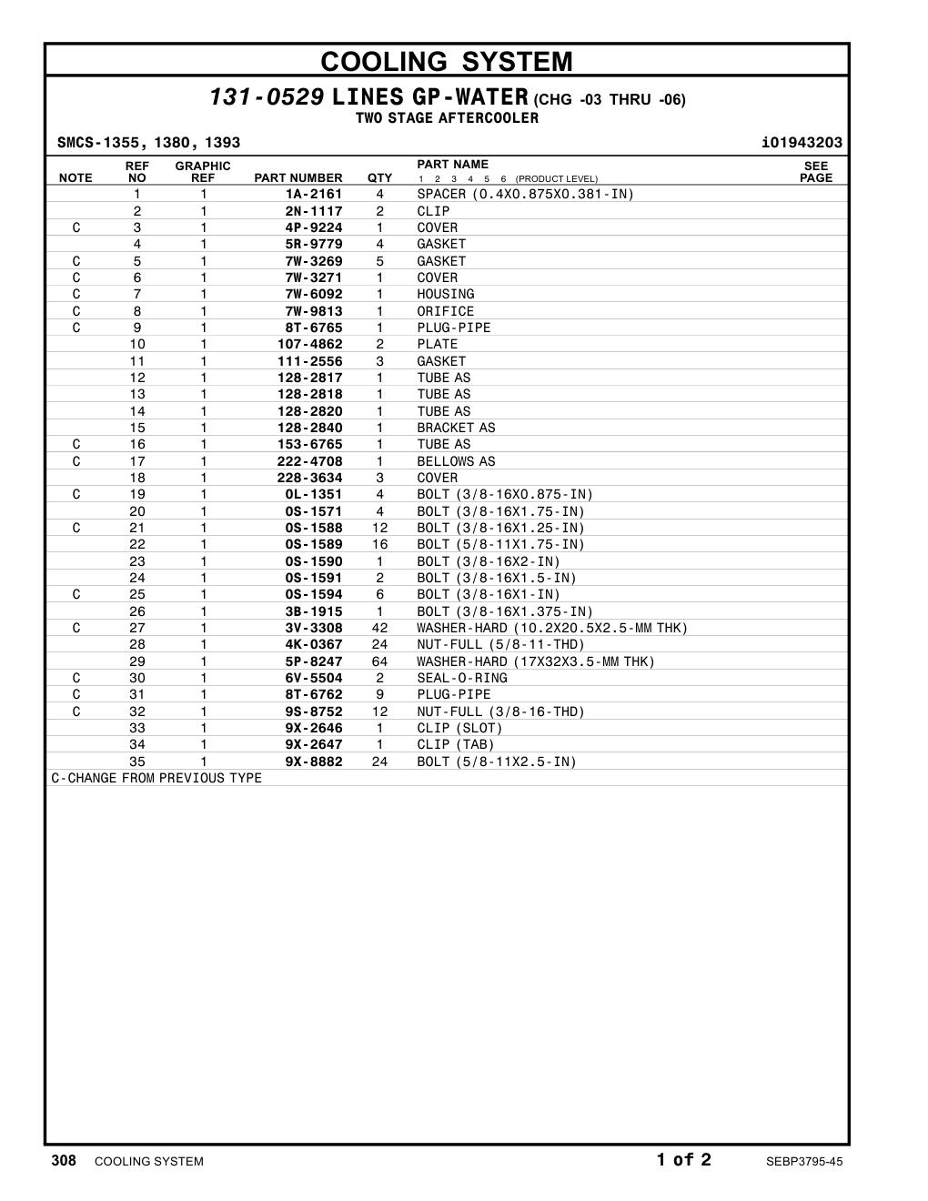 128-2840 BRACKET AS CAT parts manual diagram