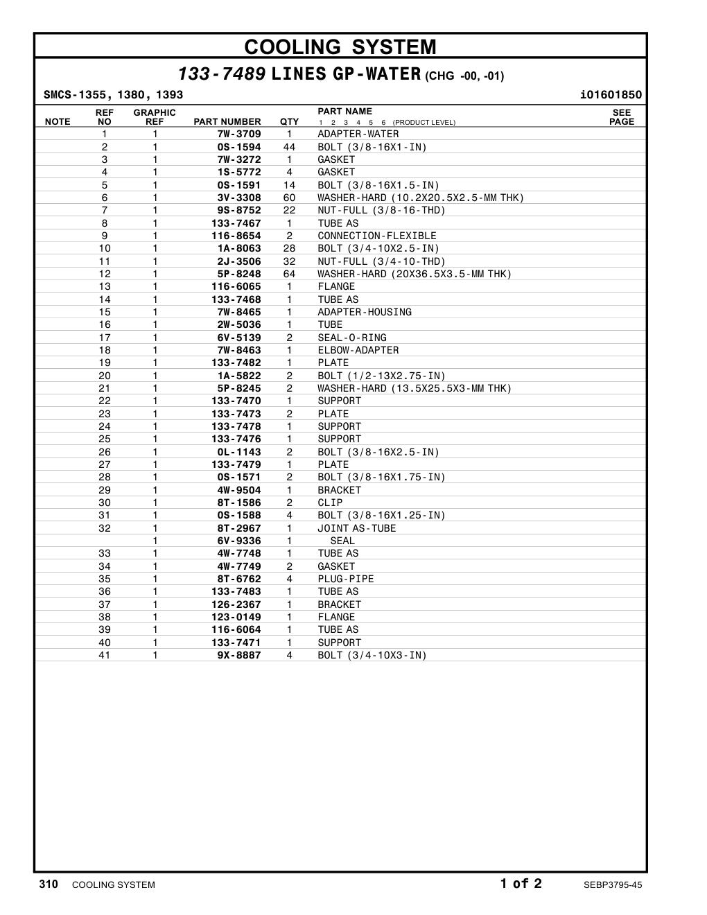 4W-9504 BRACKET CAT parts manual diagram