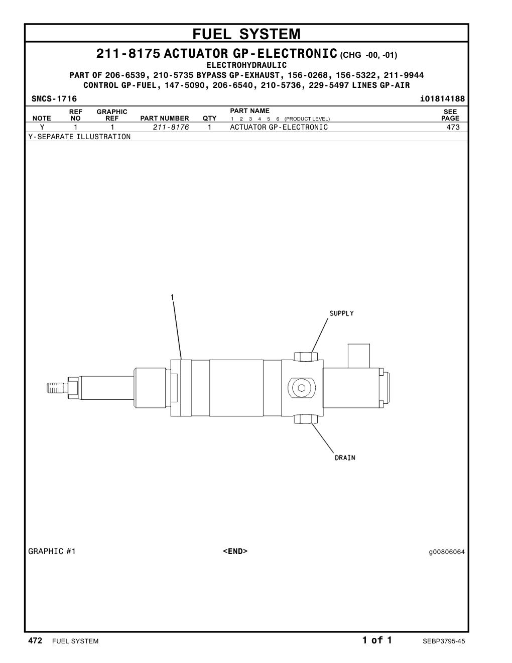 211-8176 - ACTUATOR GP-ELECTRONIC
