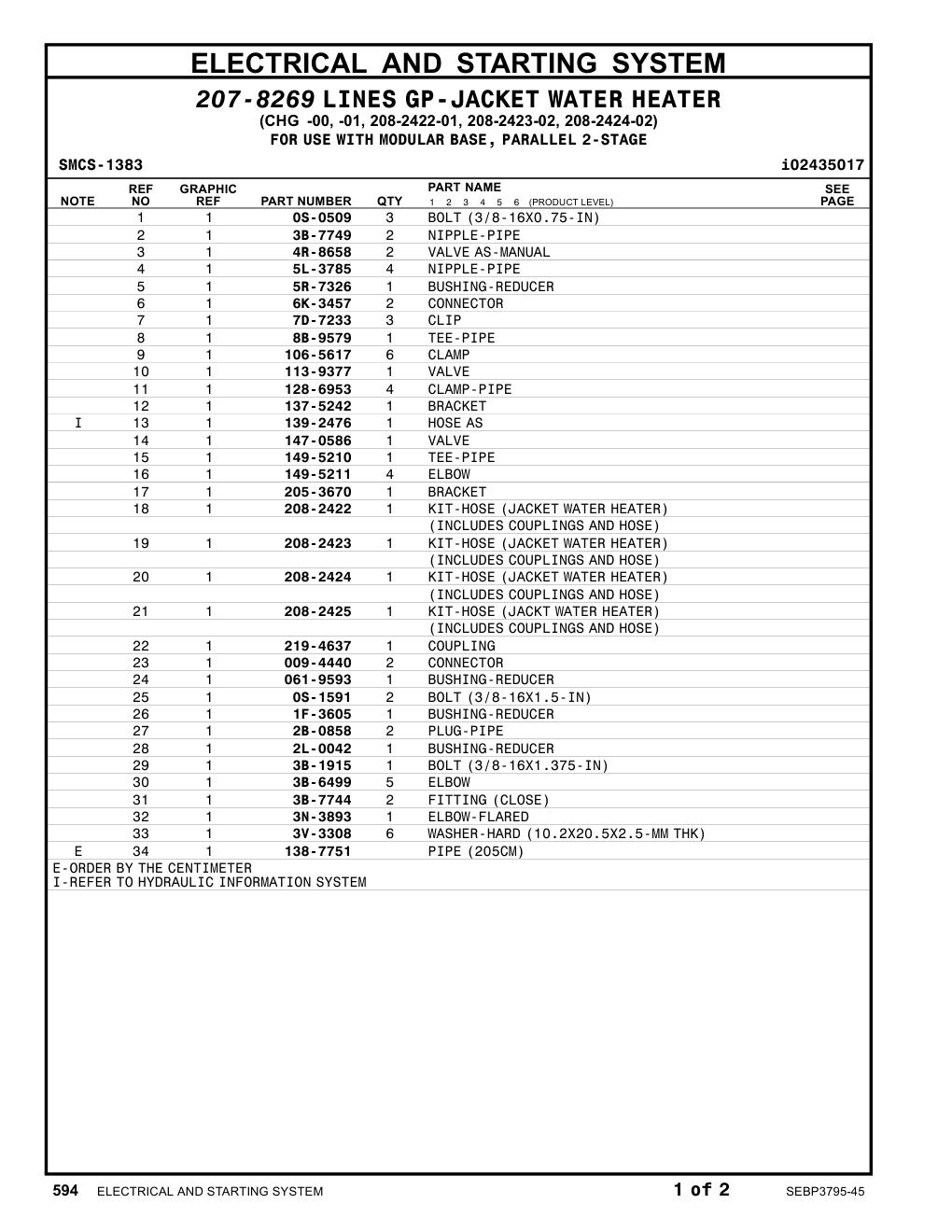 147-0586 VALVE CAT parts manual diagram