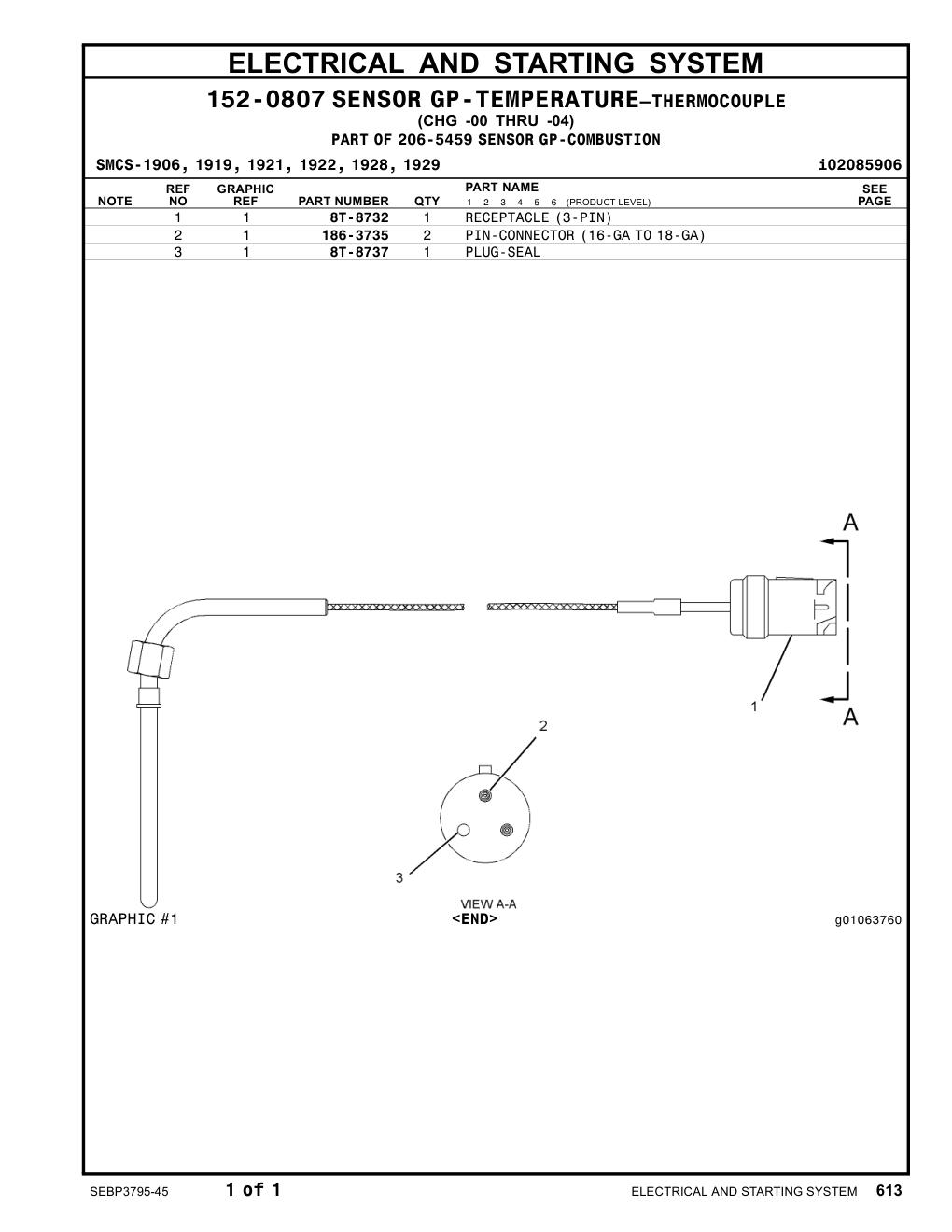 186-3735 - PIN-CONNECTOR (16-GA TO 18-GA)