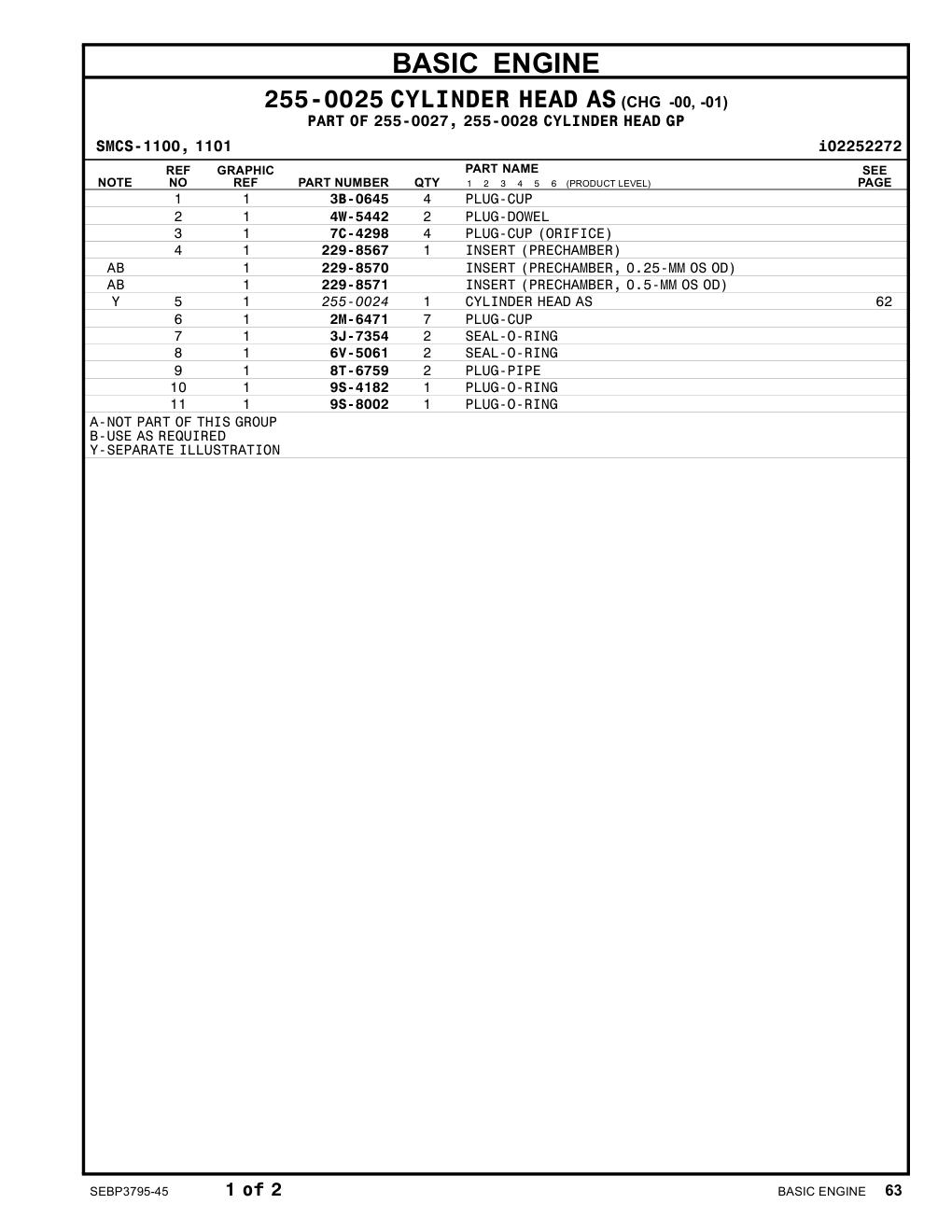 255-0024 - CYLINDER HEAD AS