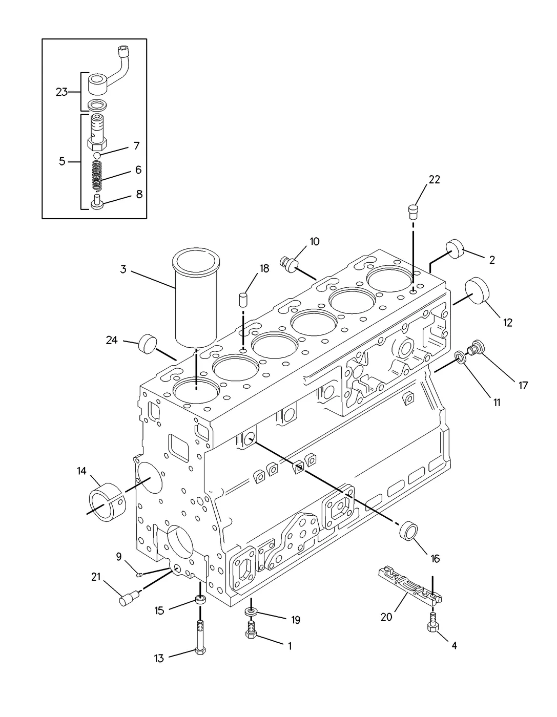 3056 · BASIC ENGINE · 214-5897 CAT parts diagram