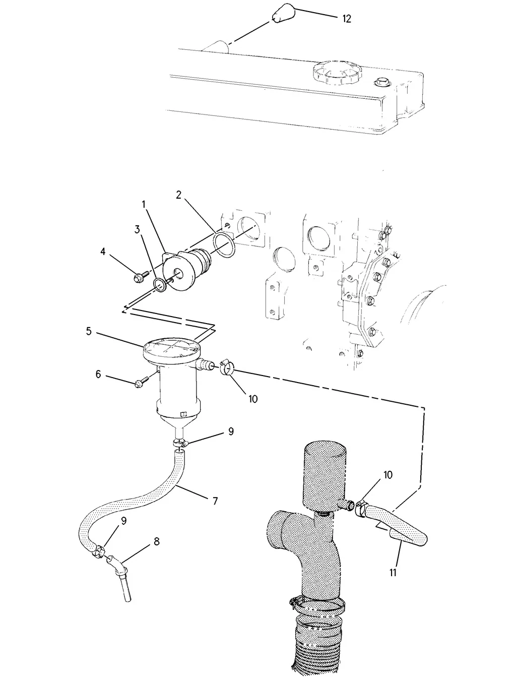 3056 · LUBRICATION SYSTEM · 210-6423 CAT parts diagram