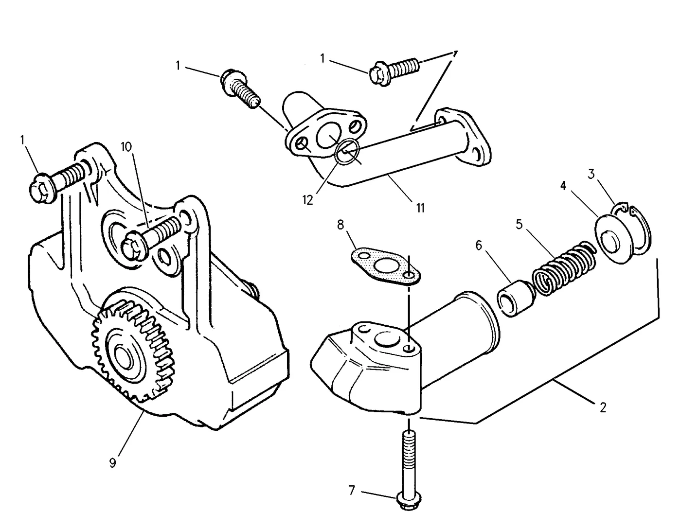 3056 · LUBRICATION SYSTEM · 214-5956 CAT parts diagram