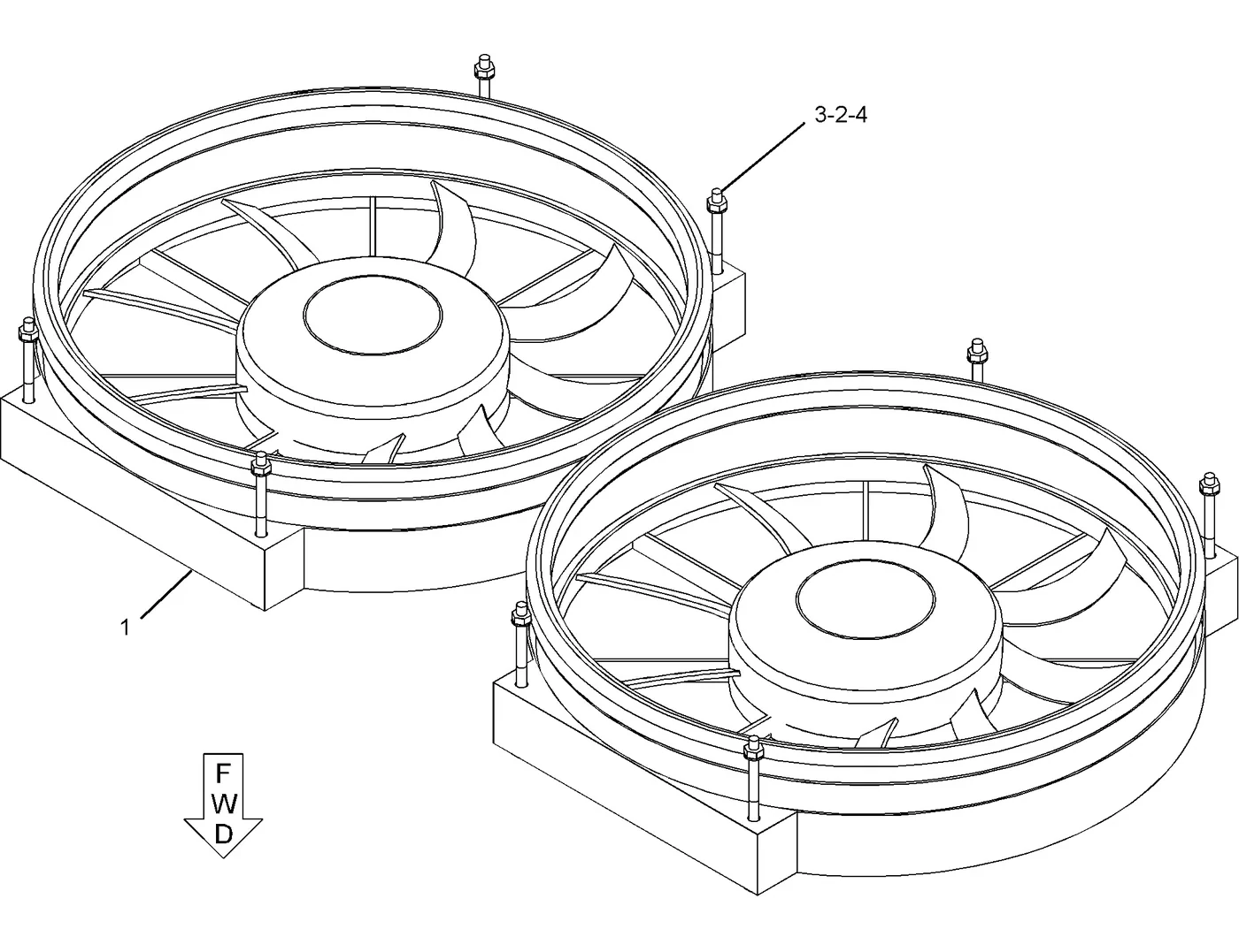 3056 · COOLING SYSTEM · 231-3793 CAT parts diagram