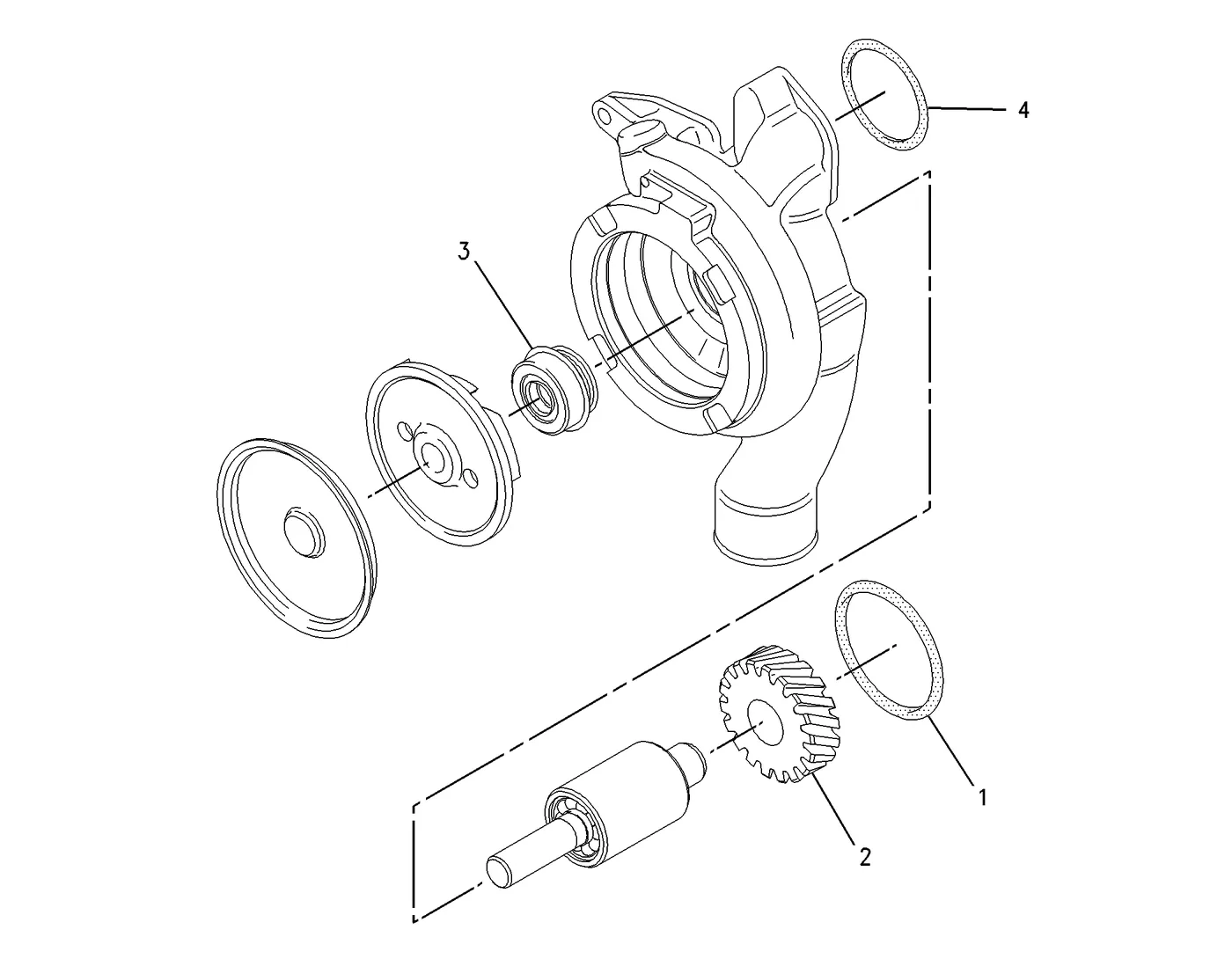3056 · COOLING SYSTEM · 214-5998 CAT parts diagram