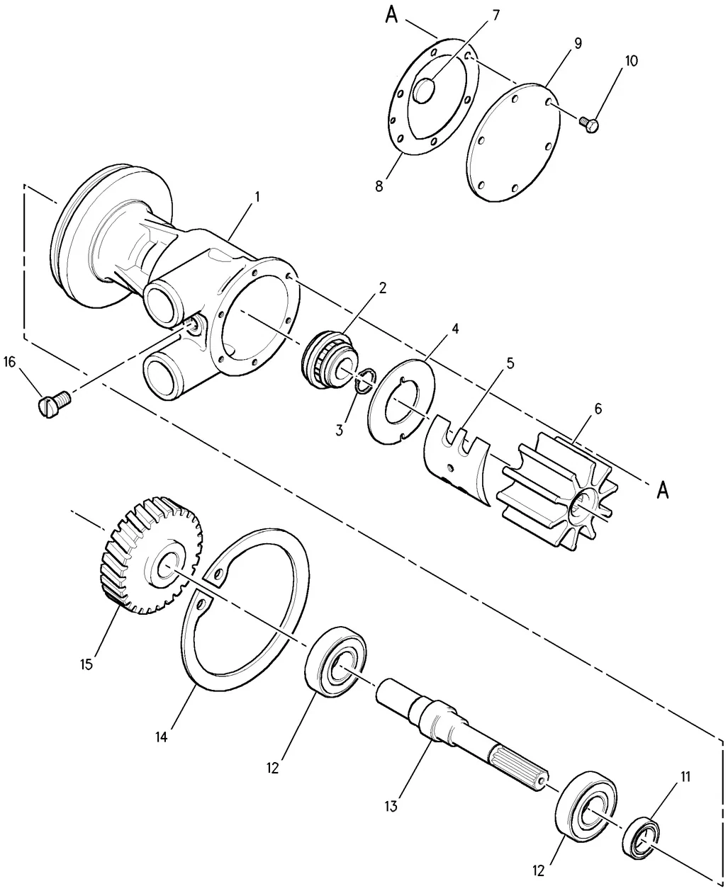 3056 · COOLING SYSTEM · 210-6557 CAT parts diagram