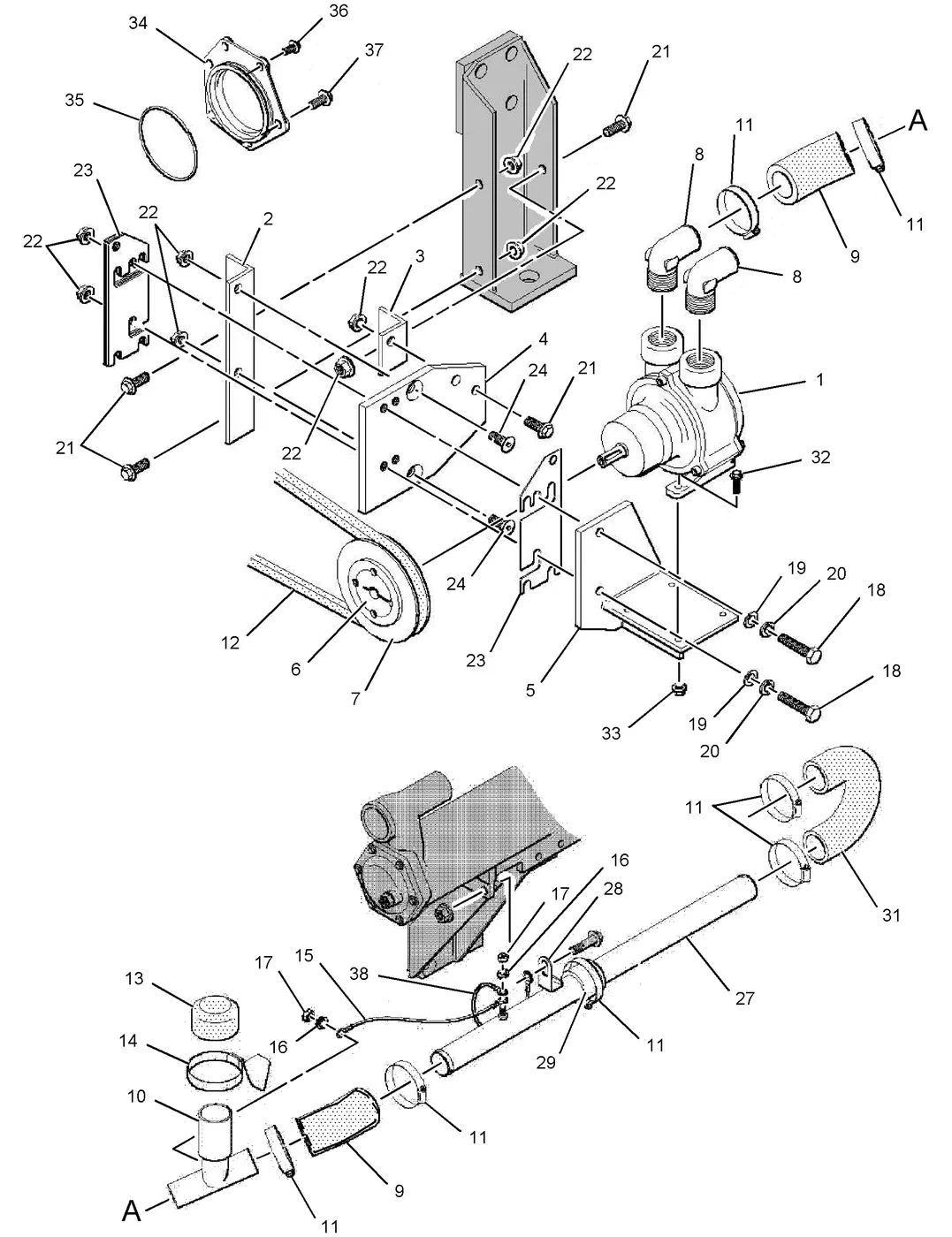 3056 · COOLING SYSTEM · 239-0648 CAT parts diagram