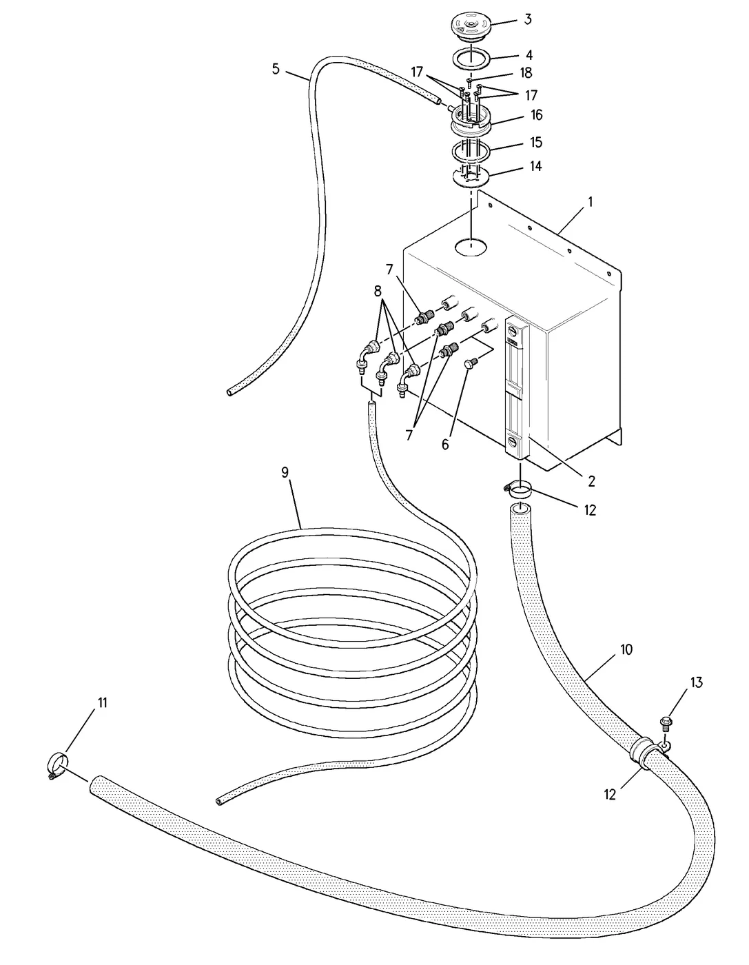 3056 · COOLING SYSTEM · 213-6969 CAT parts diagram