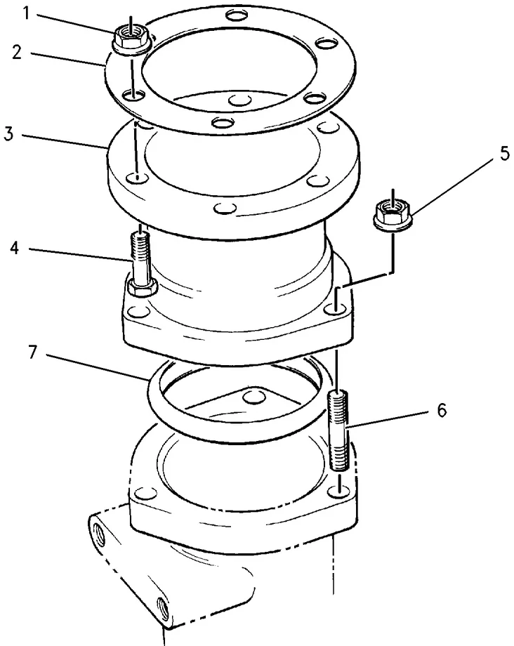 3056 · AIR INLET AND EXHAUST SYSTEM · 210-6427 CAT parts diagram