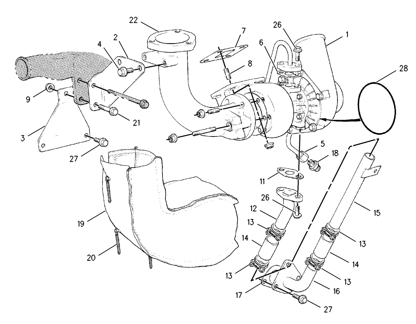 3056 · AIR INLET AND EXHAUST SYSTEM · 210-6419 CAT parts diagram