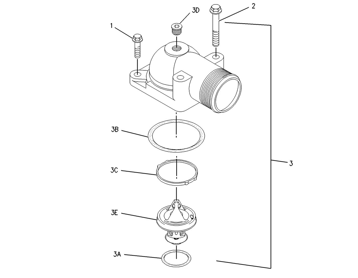 3056E · COOLING SYSTEM · 228-7387