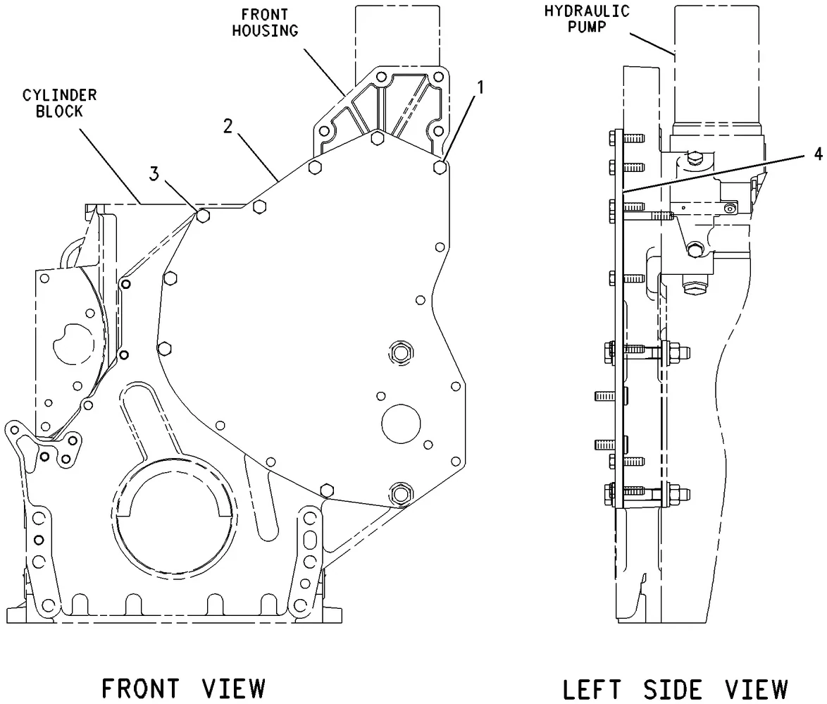 3126B · BASIC ENGINE · 168-8639 CAT parts diagram