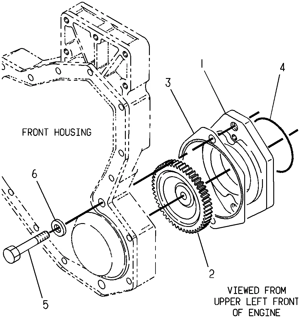 3126B · BASIC ENGINE · 135-9819 CAT parts diagram